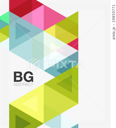 Triangle modern mosaic geometric template 29850771