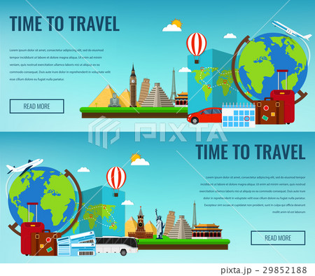 Travel composition with famous world landmarks 29852188