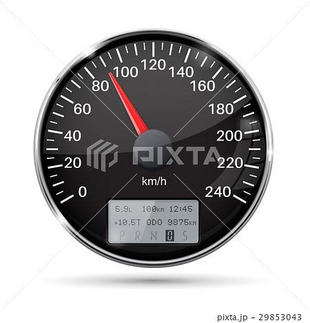 Speedometer. 90 km per hour Speedometer. 90 km per hour 29853043