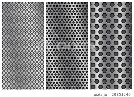 Metal perforated backgrounds. Brochure design 29853240