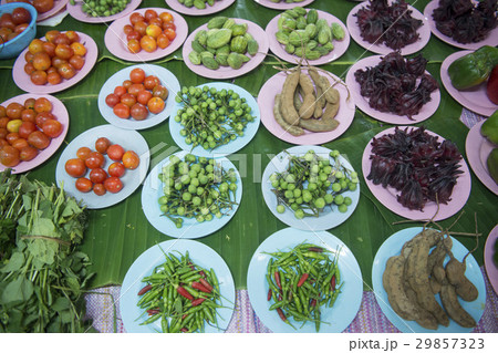 THAILAND LAMPANG RATSADA MARKET FEGETABLE 29857323