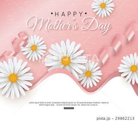 Happy Mothers day greeting card with typographic 29862213
