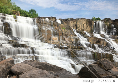Pongour waterfall in Dalat, Vietnam Pongour waterfall in Dalat, Vietnam 29863316