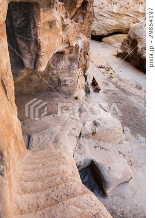 ncient cave houses in Little Petra town 29864197