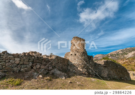 Ruins of ancient fortress Funa in Crimea Ruins of ancient fortress Funa in Crimea 29864226