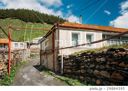 Stree Of Stepantsminda Gergeti Village In Georgia Stree Of Stepantsminda Gergeti Village In Georgia 29864395