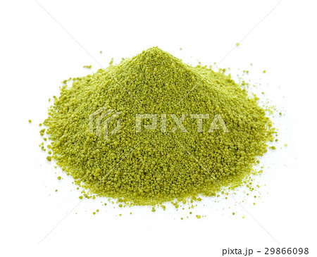 dry tea powder on white background dry tea powder on white background 29866098
