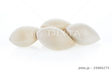 Ginkgo seeds on white background Ginkgo seeds on white background 29866273