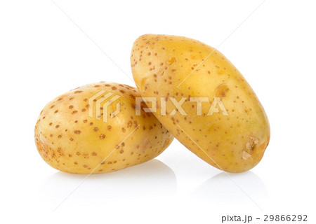 potatoes on white background 29866292