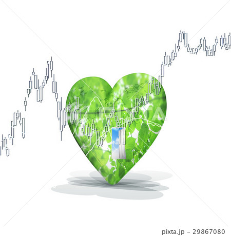 ハートで見つめる株式市場 29867080