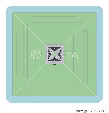 麻雀卓のイラスト素材