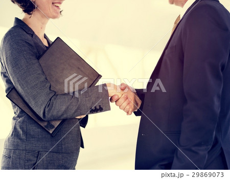 Business People Shake Hand Collaboration Deal 29869073