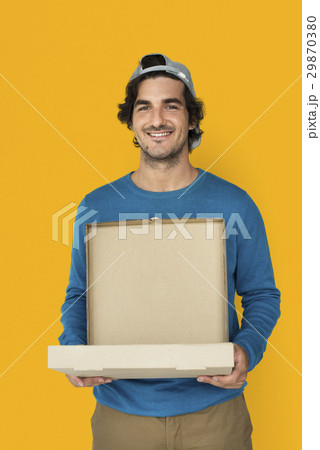 Pizza Boy Food Delivery Service Box Package Pizza Boy Food Delivery Service Box Package 29870380