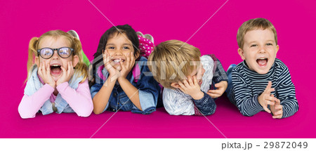 Little Children Having Fun Together Smiling Little Children Having Fun Together Smiling 29872049