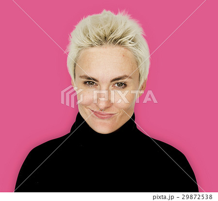 Caucasian Blonde Woman Smirk Smile 29872538
