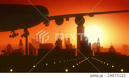 Yekaterinburg Russia Airplane Landing Skyline Yekaterinburg Russia Airplane Landing Skyline 29873122