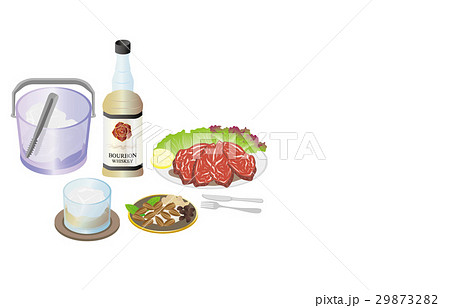 今日の晩酌バーボンロックとアーモンド 29873282