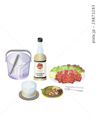 今日の晩酌バーボンロックとアーモンド 今日の晩酌バーボンロックとアーモンド 29873283