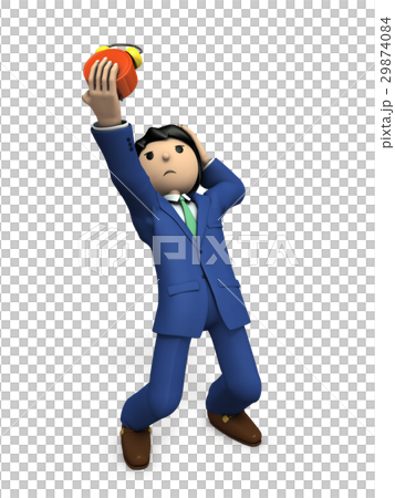 締切りに焦るビジネスパーソン 29874084