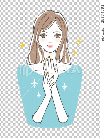 Nailed long-haired women 29874792