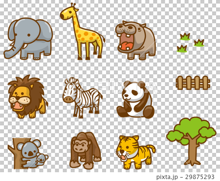 land animals clip art