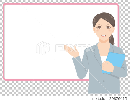 Suit lady whiteboard Suit lady whiteboard 29876415