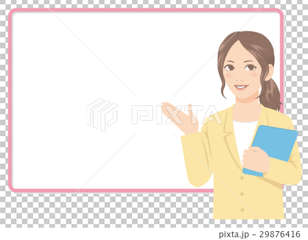Suit lady whiteboard Suit lady whiteboard 29876416