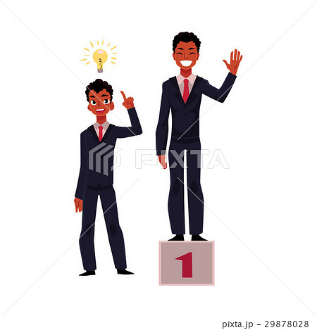 Black, African American businessman, manager has 29878028