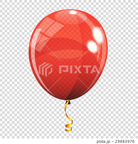Group of Colour Glossy Helium Balloons Isolated on 29883976