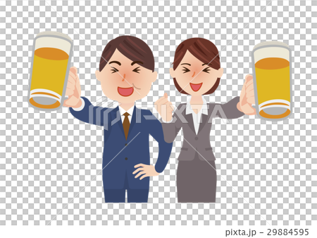ビジネスマン　乾杯 29884595