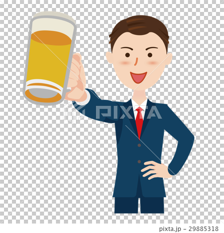 Businessman beer 29885318