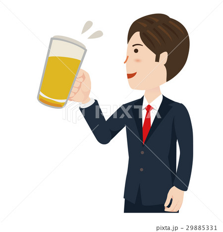 ビジネスマン　ビール 29885331
