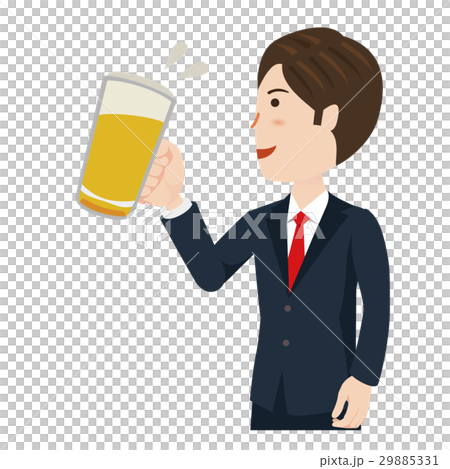 ビジネスマン　ビール 29885331