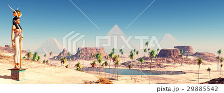 Goddess Hathor and the Pyramids of Giza 29885542