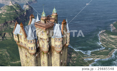 Scottish castle by the sea Scottish castle by the sea 29885548