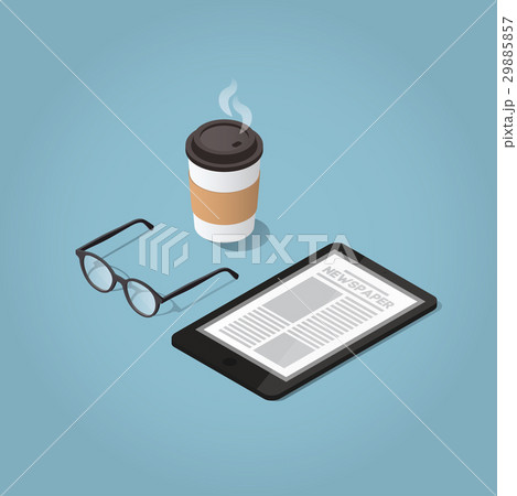 Morning news illustration 29885857