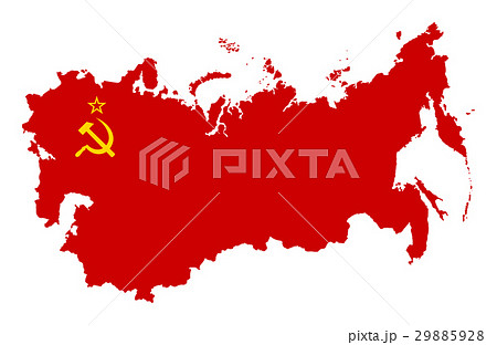 Ussr Mapのイラスト素材
