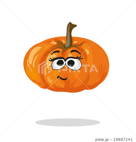 Smiling Pumpkin Cartoon Mascot Character vector 29887241