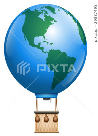 Hot Air Balloon Planet Earth Hot Air Balloon Planet Earth 29887495
