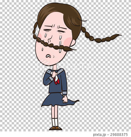 A student crying - Stock Illustration [29888375] - PIXTA