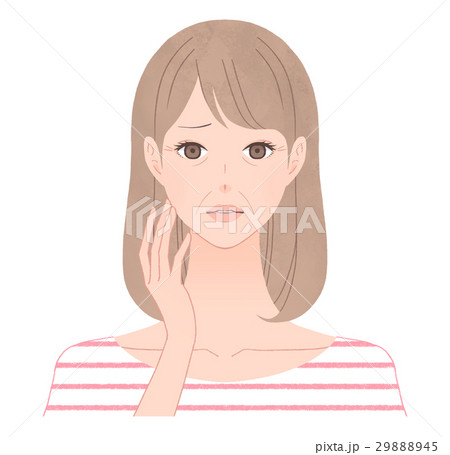 シワに悩む女性 29888945