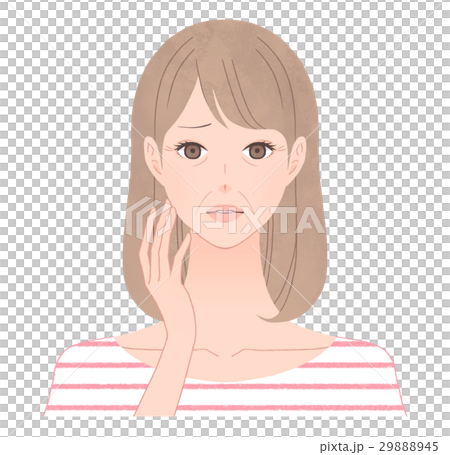 シワに悩む女性 29888945