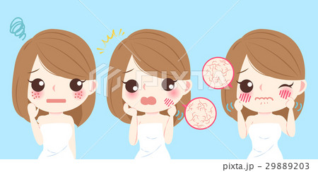 woman with skin dry 29889203