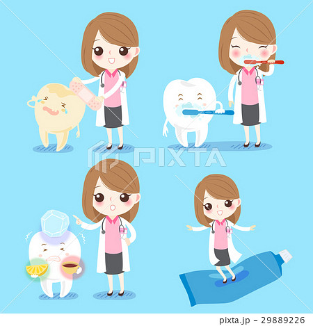 dentist with sensitive tooth 29889226