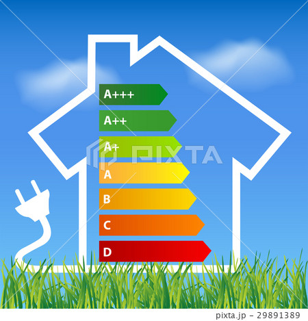 Ecological house with energy efficiency rating Ecological house with energy efficiency rating 29891389