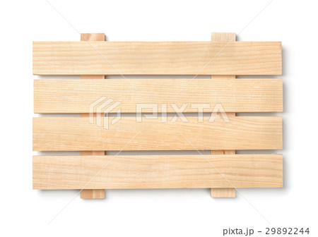 Wood slatted plank board 29892244