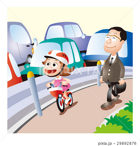 自転車の交通安全、自転車の歩道走行 29892876