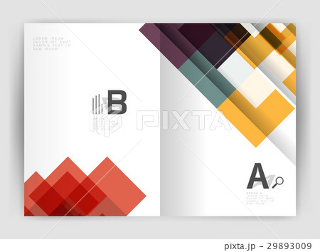 Square design corporate business flyer 29893009