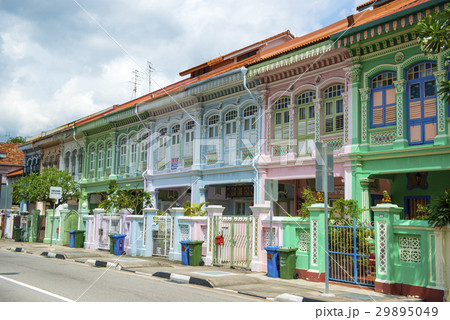 Colorful peranakan heritage house in Singapore Colorful peranakan heritage house in Singapore 29895049