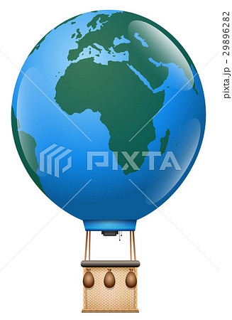 Europe Africa Hot Air Balloon Trip Planet Earth 29896282